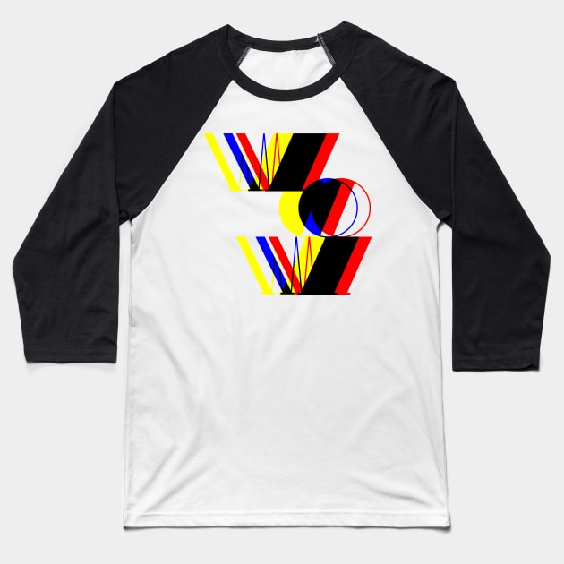 WOW Baseball T-Shirt by 80east Design